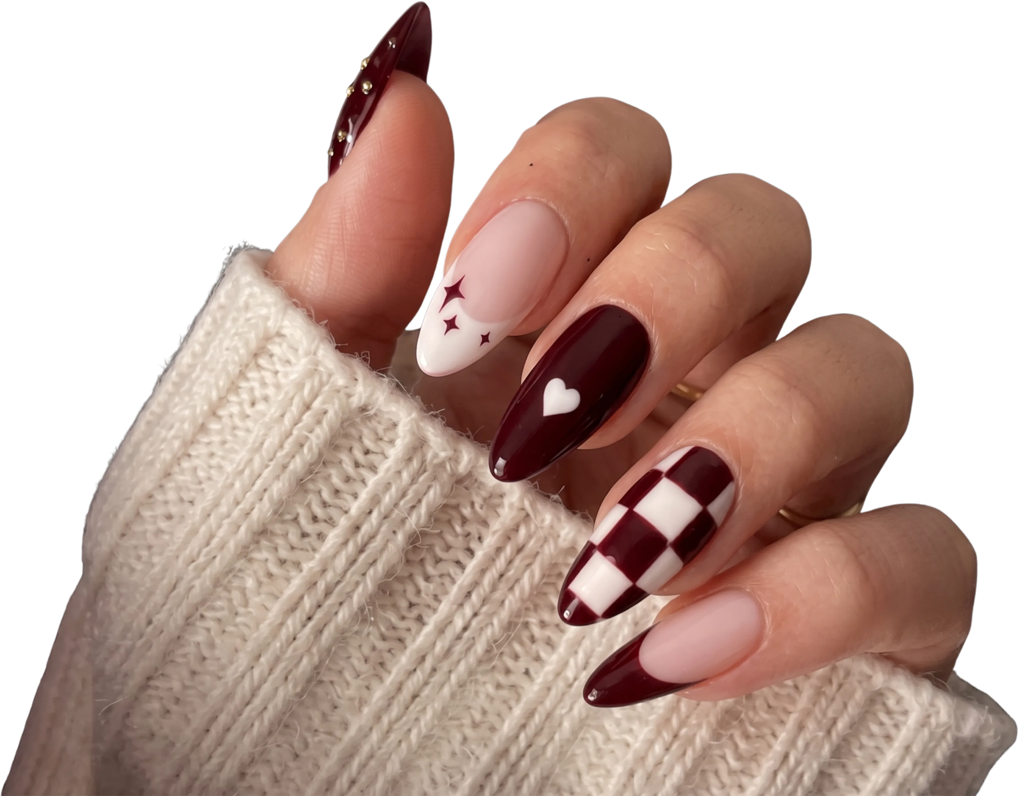 Luxury manicured nails artwork by Tony's Nails
